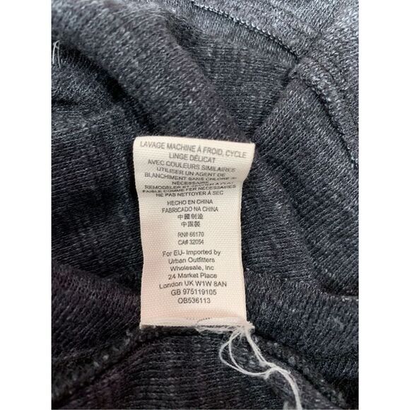 We The Free Women's Gray Stone Cold Split Back Turtleneck Top Size Small FP - Picture 9 of 9